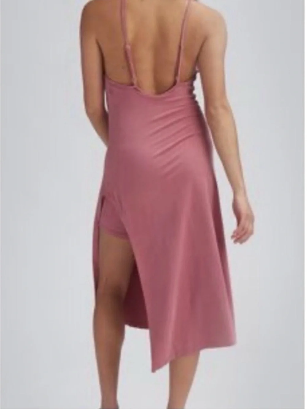 Free People athletic Casual Hotshot midi Dress Blush Rose XS